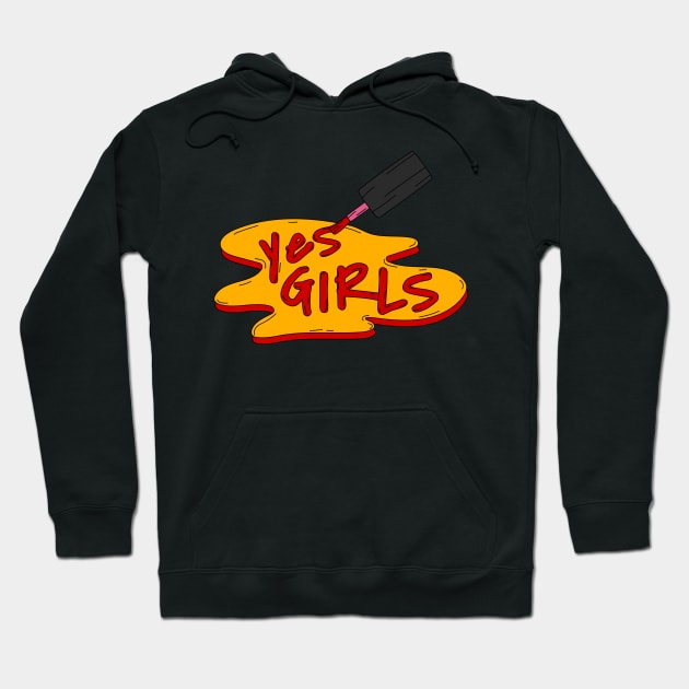 Yes Girls Hoodie by Utopia Shop